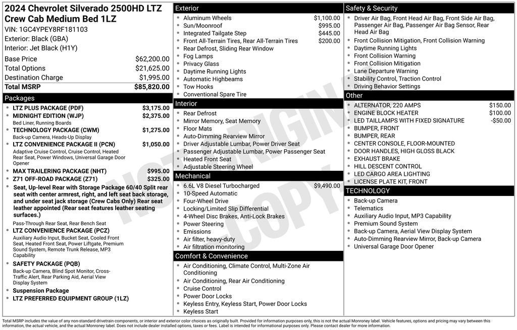 2024 Chevrolet Silverado 2500 HD LTZ