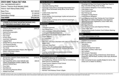 2023 GMC Yukon SLT