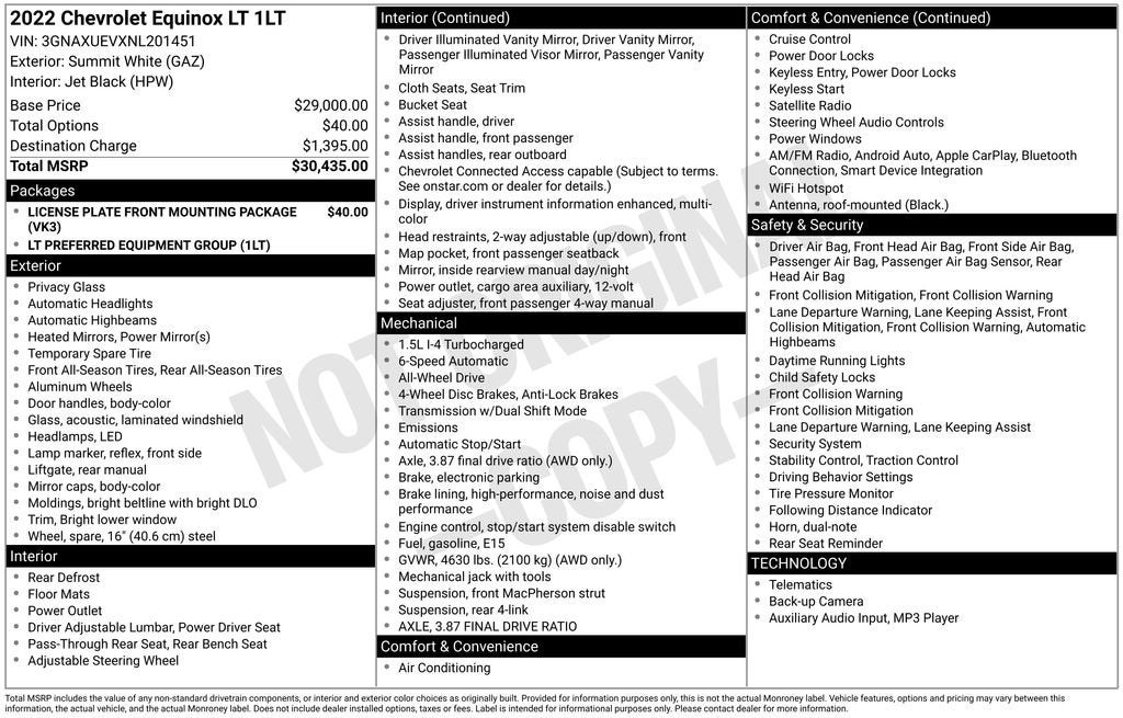 2022 Chevrolet Equinox LT