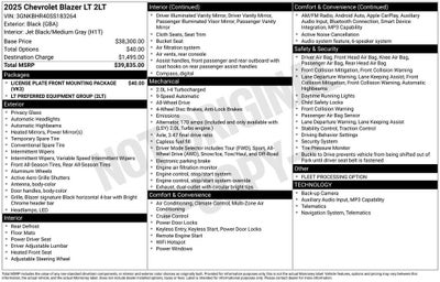 2025 Chevrolet Blazer 2LT