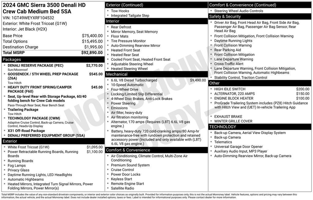 2024 GMC Sierra 3500HD Denali