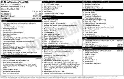 2023 Volkswagen Taos 1.5T SEL
