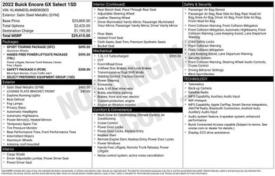 2022 Buick Encore GX Select