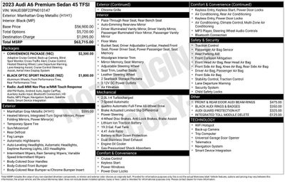 2023 Audi A6 45 Premium quattro