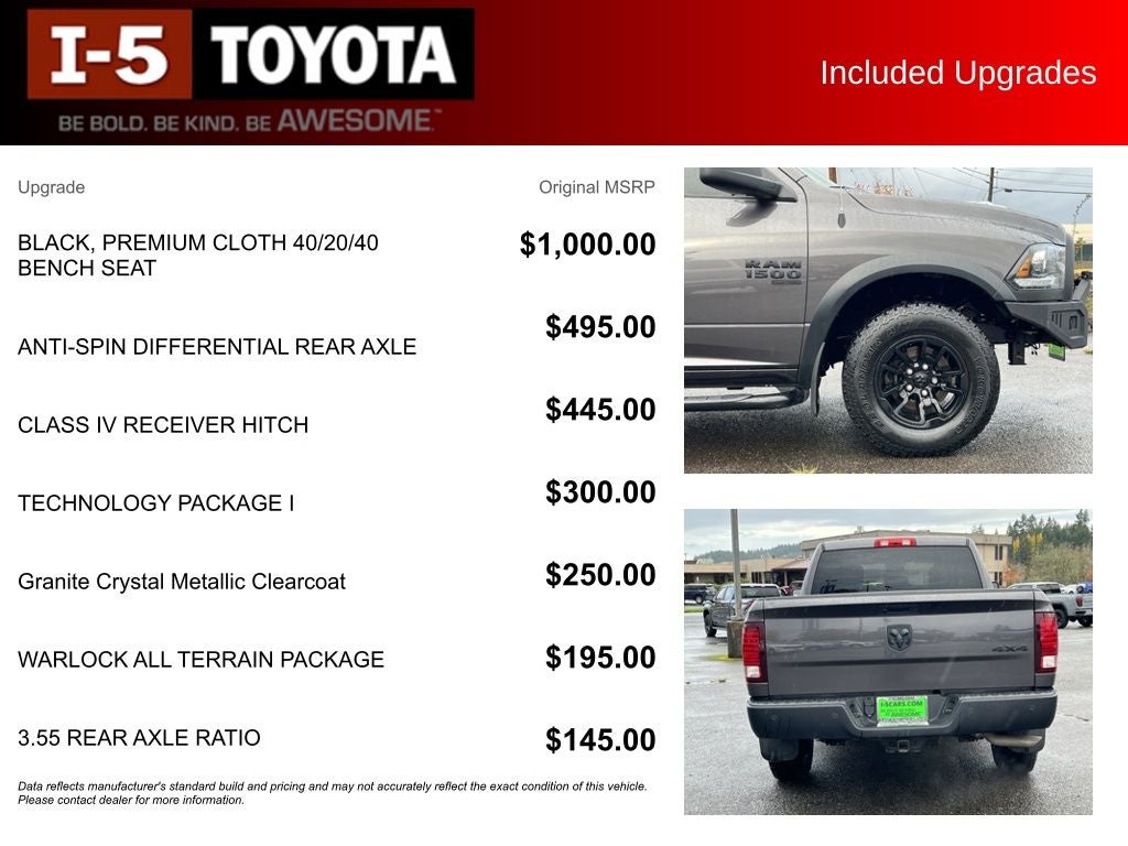 2022 RAM 1500 Classic Warlock