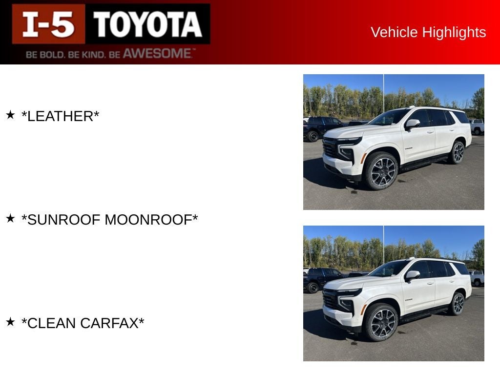 2025 Chevrolet Tahoe RST