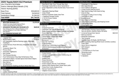 2025 Toyota RAV4 XLE Premium