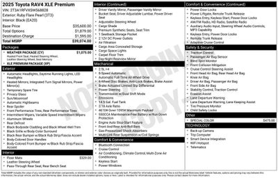 2025 Toyota RAV4 XLE Premium