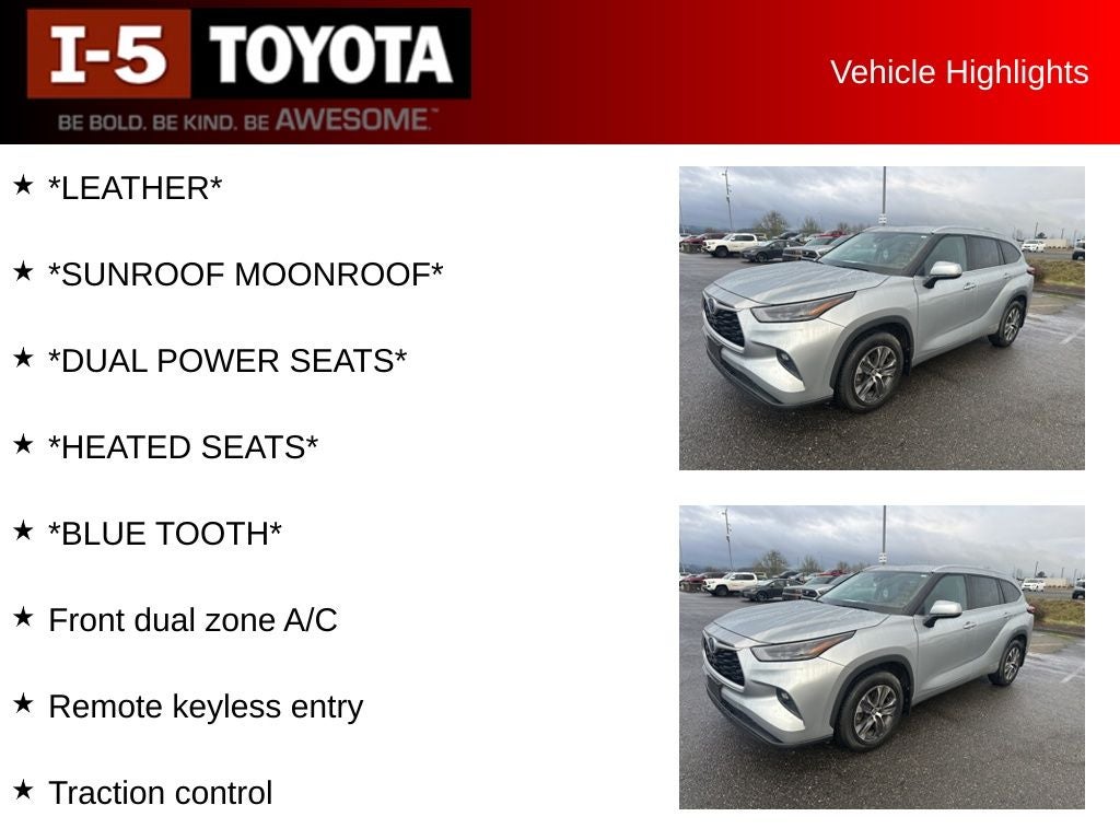 2022 Toyota Highlander Hybrid XLE