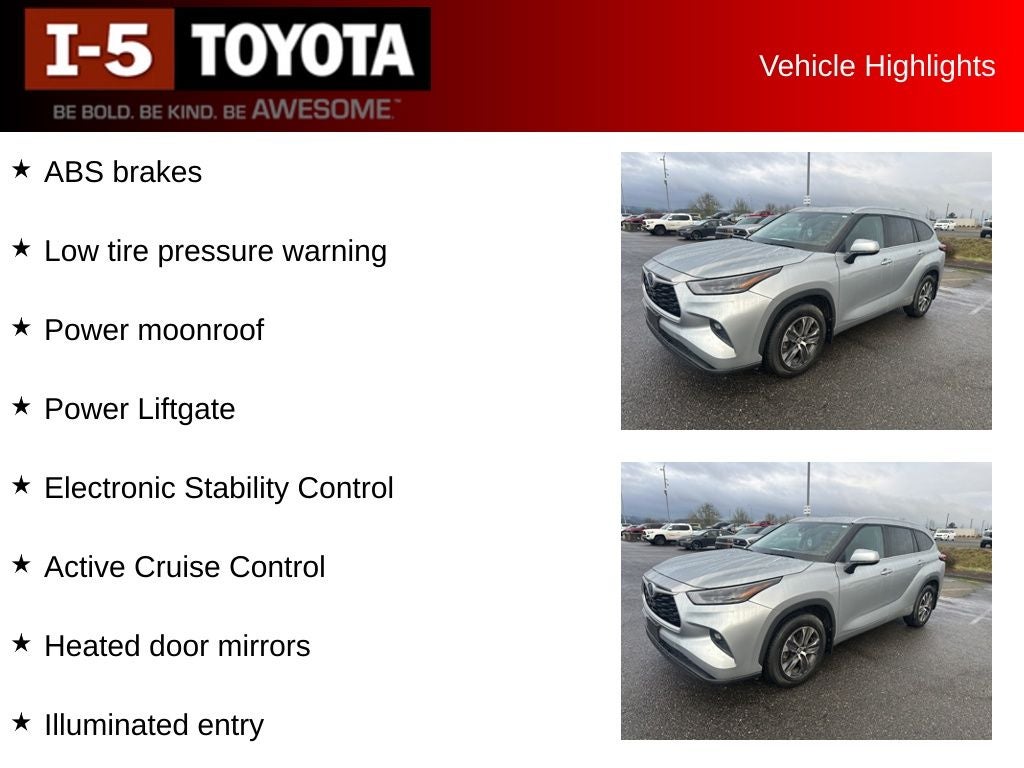 2022 Toyota Highlander Hybrid XLE