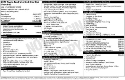2023 Toyota Tundra Limited