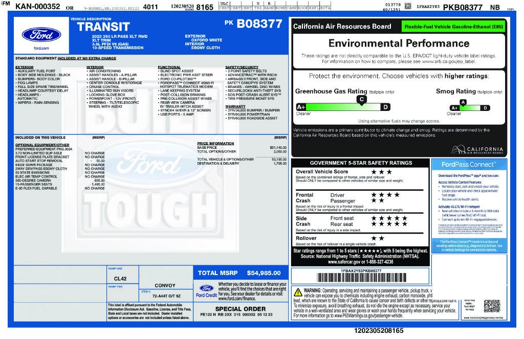 2023 Ford Transit-350 XL