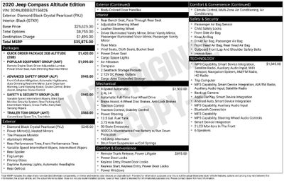 2020 Jeep Compass Latitude