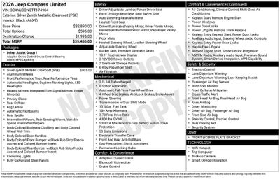 2026 Jeep Compass COMPASS LIMITED 4X4
