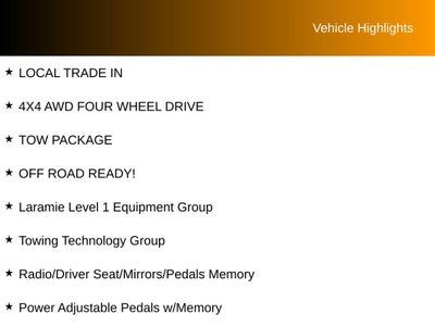 2020 RAM 2500 Laramie Crew Cab 4x4 6'4' Box