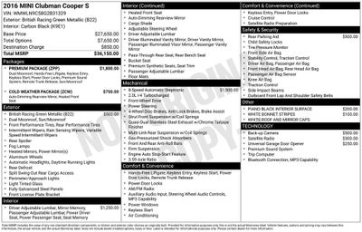 2016 MINI Clubman Cooper S