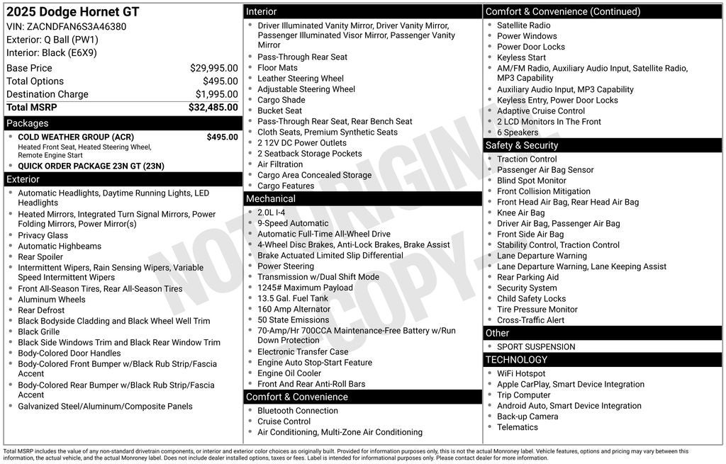 2025 Dodge Hornet HORNET GT AWD