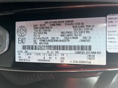 2022 Ford Escape Hybrid Titanium