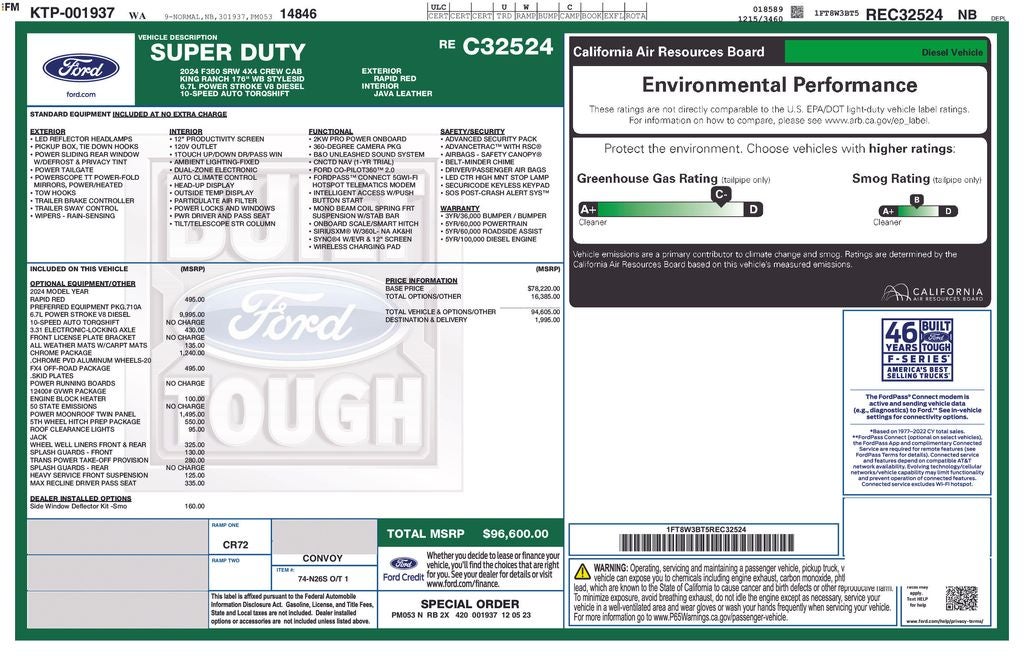 2024 Ford F-350SD King Ranch