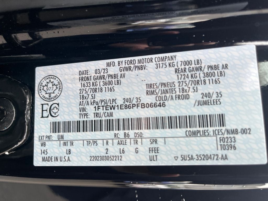 2023 Ford F-150 Tremor