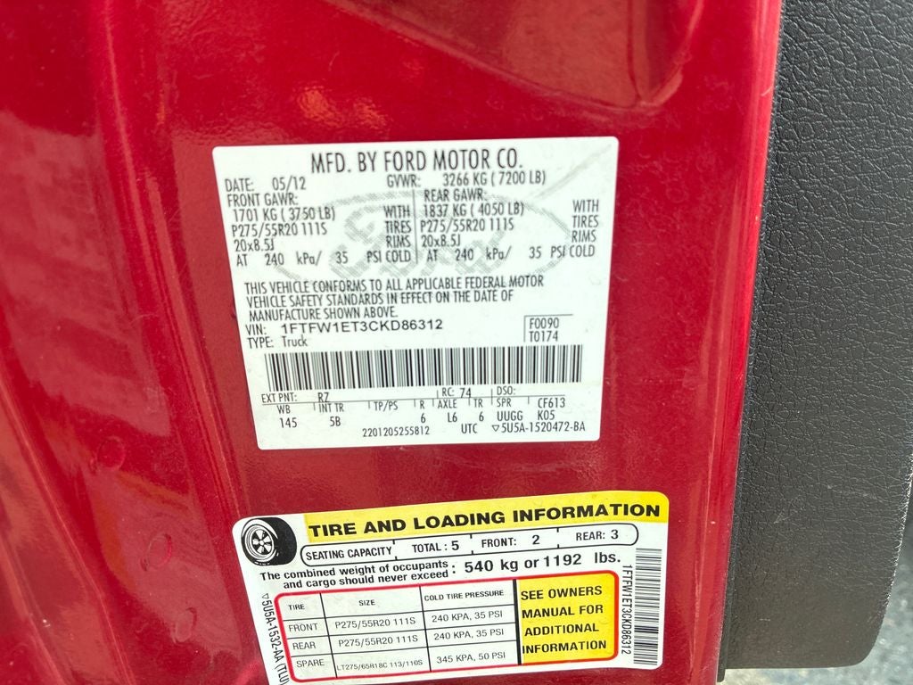 2012 Ford F-150 FX4