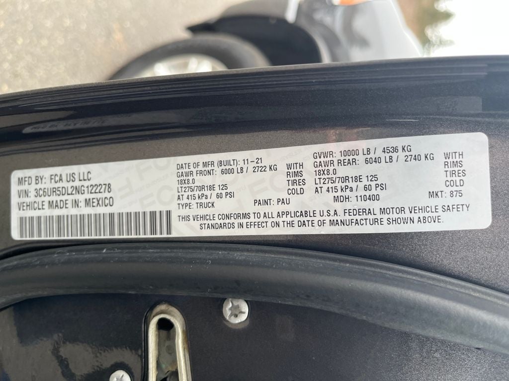 2022 RAM 2500 Big Horn