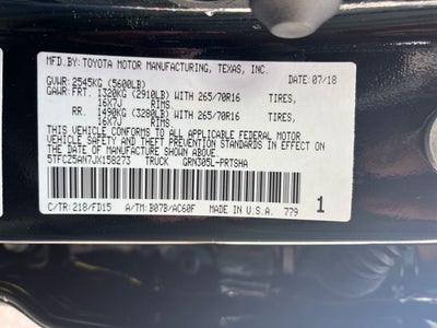 2018 Toyota Tacoma TRD Off-Road V6