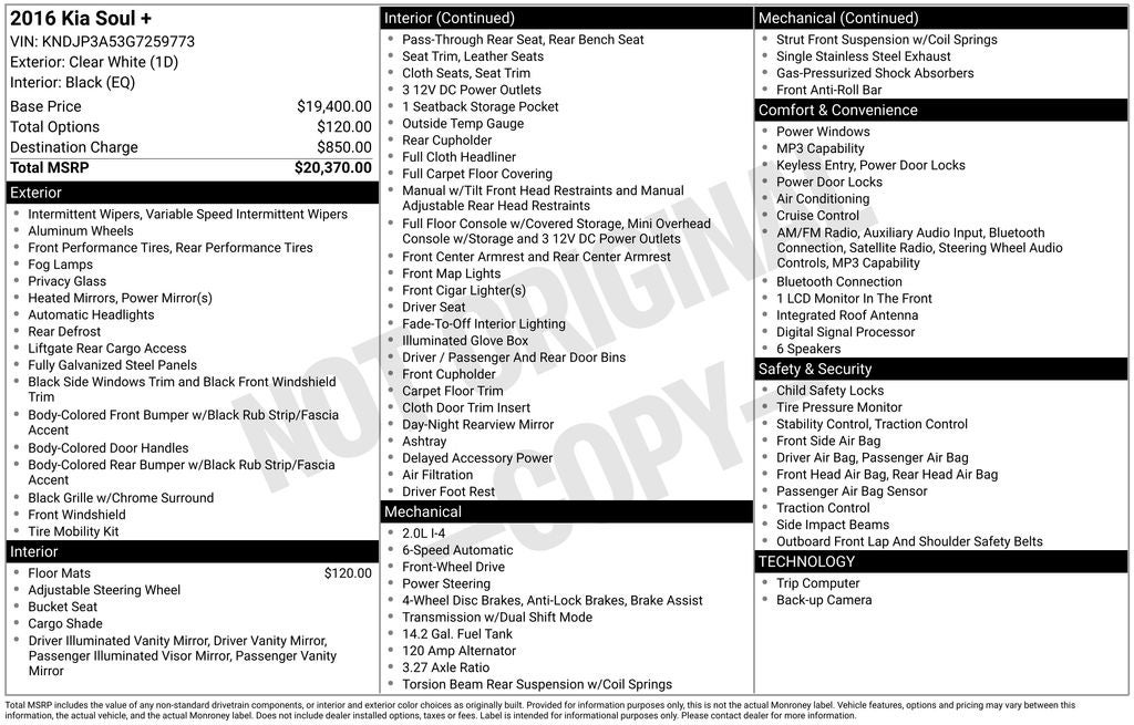 2016 Kia Soul Plus