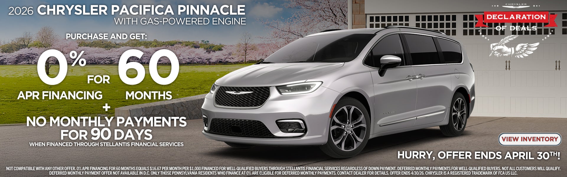 2026 Pacifica April Promo
