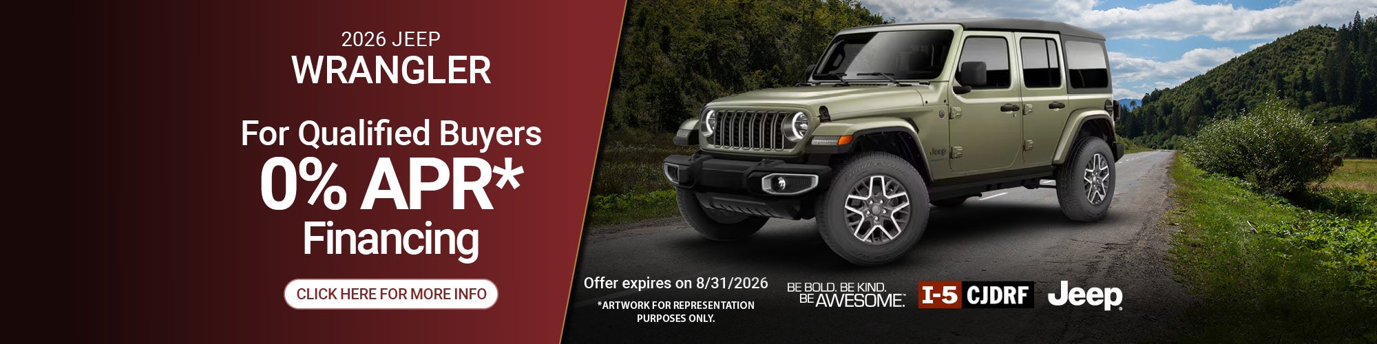 Wrangler august 2026
