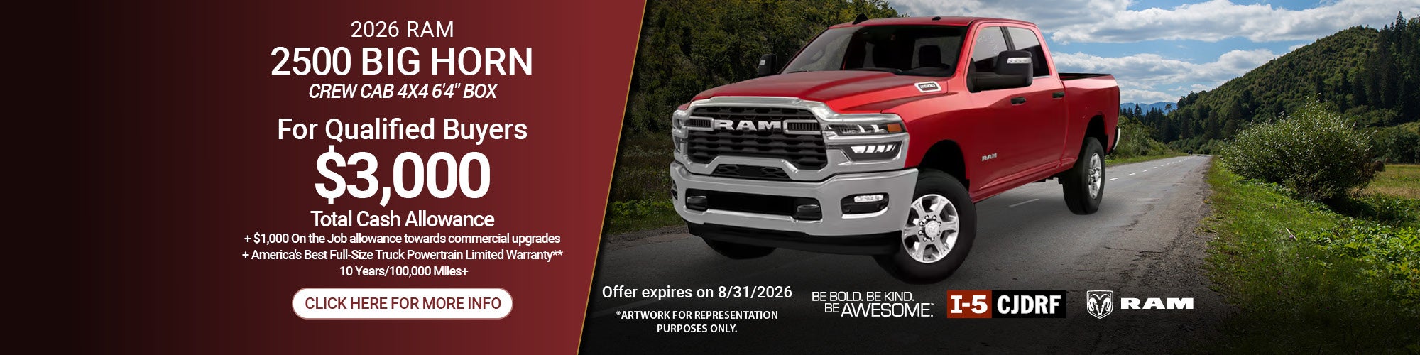 RAM 2500 august 2026