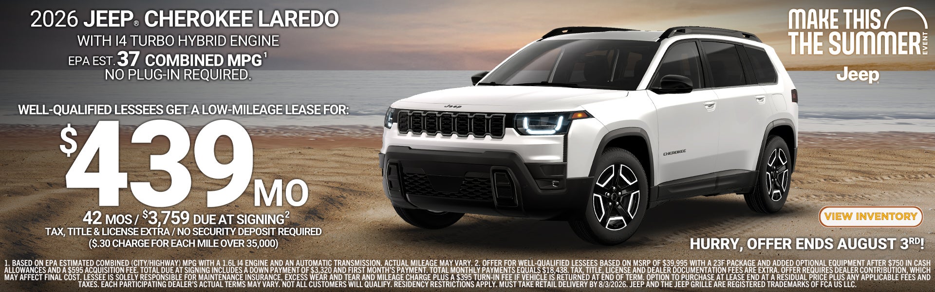 Cherokee July 2026