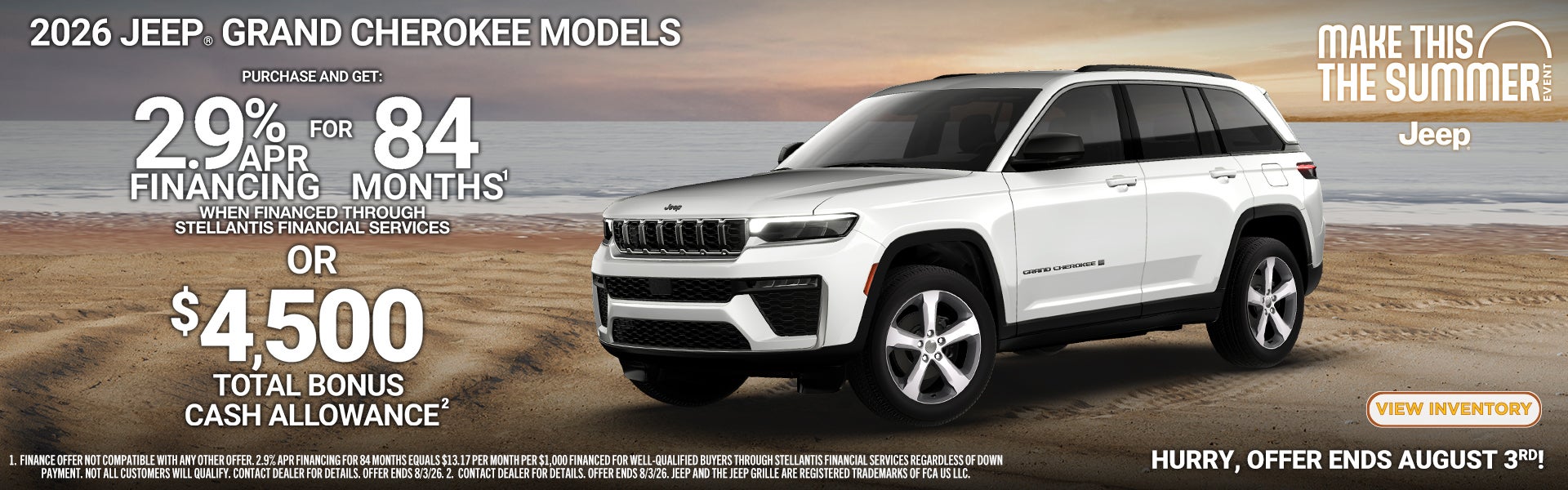 Grand Cherokee July 2026