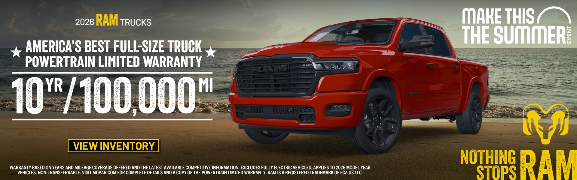 Ram 10 year warranty