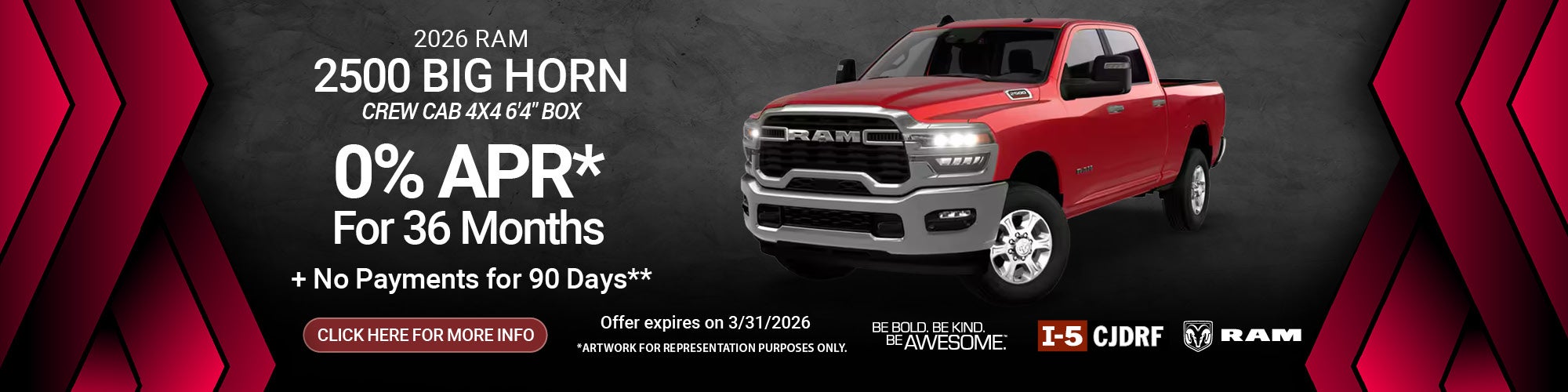 RAM 2500 March 2026 Incentives