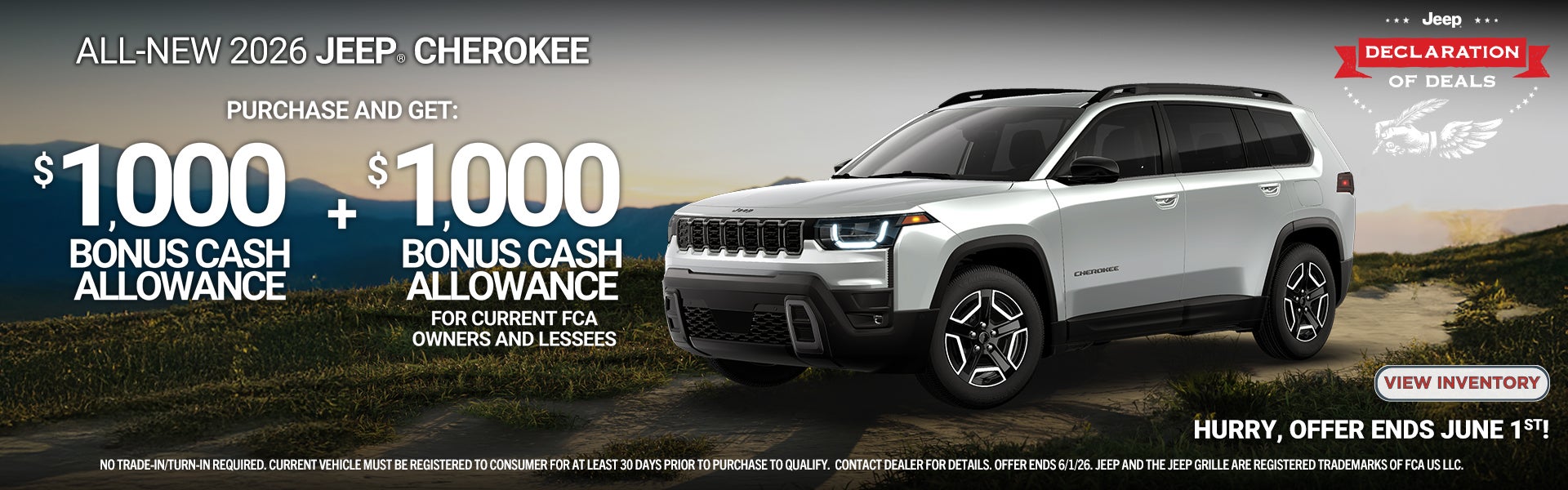 Jeep Cherokee May 2026 Incentives